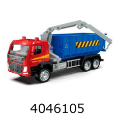 Машинка метал. Volvo Crane Truck рухомі ел. Автопром 13*5*7см (48/96) 67704K