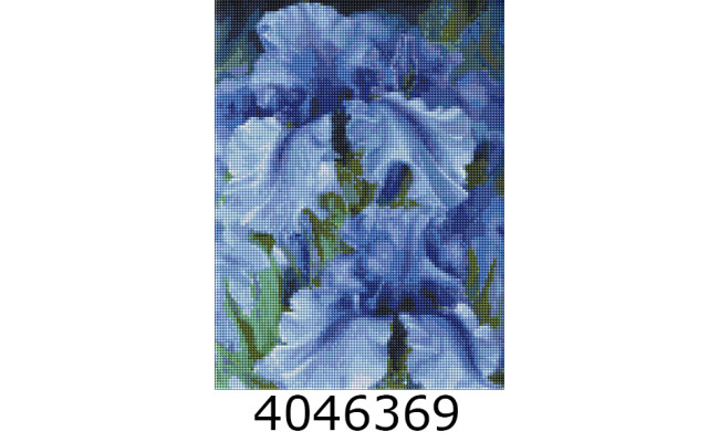 Алмазна мозаїка 30*40 квіти 