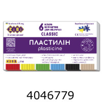 Пластилін ZiBi 6 кол. 120г CLASSIC KIDS Line (40) ZB.6230 Пластилін ZiBi 6 кол. 120г CLASSIC KIDS Line (40) ZB.6230