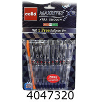 Ручка масл. Cello Maxriter XS 10 Blister син.+ доп. ручка 0.7мм (10/100/500) 742187В