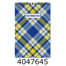 Блокнот на спір. зверху А6 48 арк. картон. обкл. кл. 