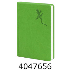Щоденник А6 недат. Поліграфіст 144 арк. кліт.обкл. шт. шкіра салатовийз тисненням 237-P-2041
