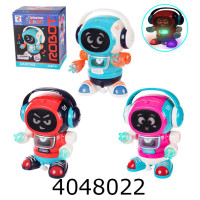 Муз. Робот на батар. в коробці 3 кольори 13*10*7см (48/96) ZR156-3  н/з Муз. Робот на батар. в коробці 3 кольори 13*10*7см (48/96) ZR156-3  н/з