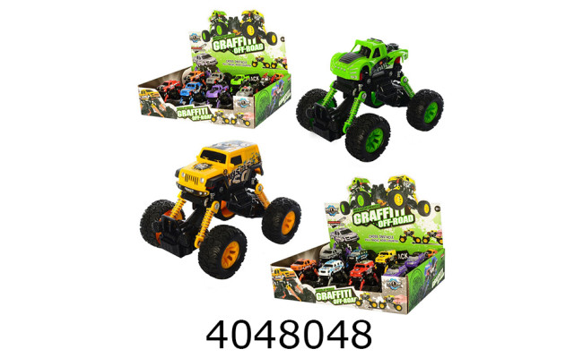 Машина інерц. в коробці Джип 4 види 15см (8/48) KLX 500-429-30