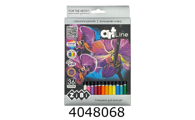 Олівці кольор. ZiBi ART Line 36шт. (6) ZB.2435