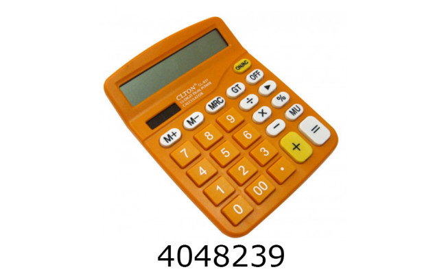 Калькулятор 837 кольоровий 12 розрядів (40/120) JS-837