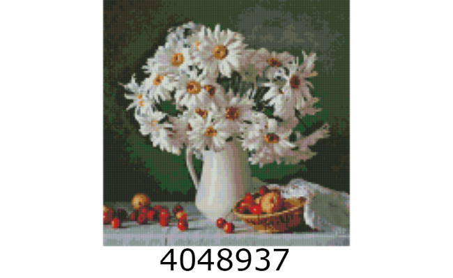 Алмазна мозаїка 40*40 квіти 