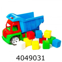 Машинка Алексбамс з кубиками 36*24*17 Bamsic (3) 088