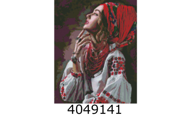 Алмазна мозаїка 40*50 патріот. 