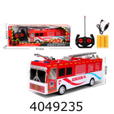 Машина радіо акум. в коробці Пожежна usb-зарядне 41*13*11см (12) 2968-D