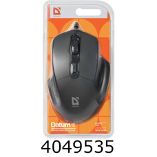 Мишка комп. Defender Datum MВ-347 чорна 52347
