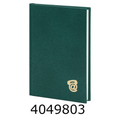 Блокнот А6 80 арк. обкл. баладек кл. Поліграфіст висічка алф. зелений (10/14) 214-P-0540