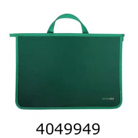 Портфель на 2 відд. Economix пласт. на блискавці зелений (30) E31630-04