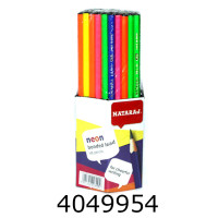 Олівець графіт. Nataraj Neon HВ загостр. 5 кол. в кульку (15) 201108007 н/з