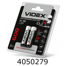 Аккум. Videx Ni-Mh(HR6600mAh)/2bl ціна за 2шт R06