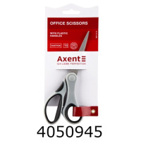 Ножиці 18см AXENT Duoton офісні сіро-чорні (10) 6301-01-A