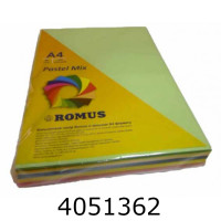 Папір кольор. А4 80г/м2  5*50 арк. Pastel (10) R50874