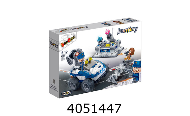 Конструктор Banbao Армія. 2 в 1. Оборона турель 318 ел 6255