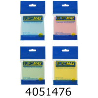 Стікери 76*76мм 100 арк. пастель мікс 4 кольори Buromax (12/216) BM.2312-99