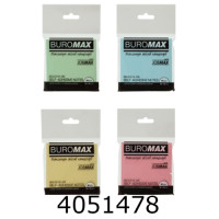Стікери 76*76мм 80 арк. пастель 4 кольори Buromax (12) BM.2316-99