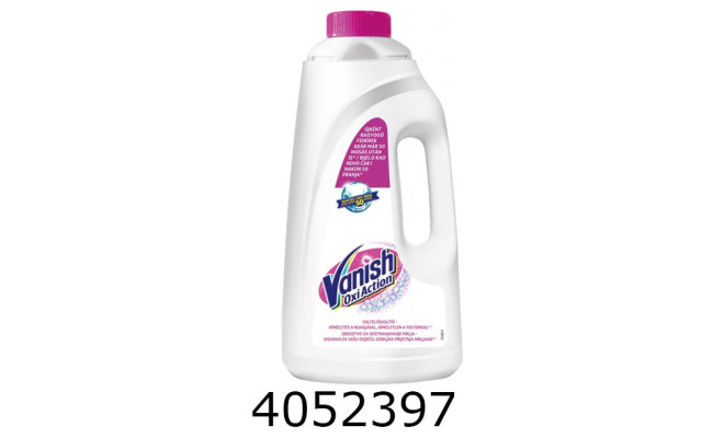Плямовивідник 1000 мл. Vanish Oxi Action Cristal white Liquid