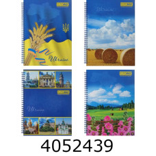 Канц. книга на спір. 96 арк. тв. обкл. кл. BUROMAX (6) BM.2432