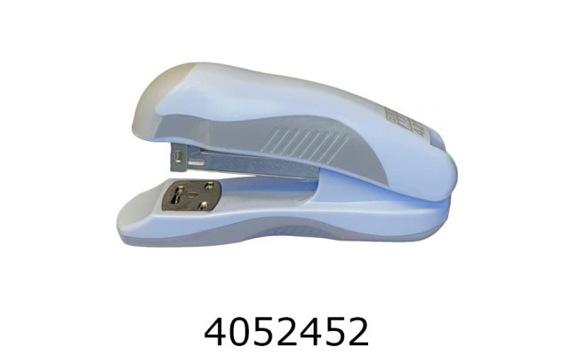 Степлер №24 Buromax PASTEL пласт. (скоби № 24 26)  до 20 арк блакитний 111х62х32 мм (12) BM.4215-14