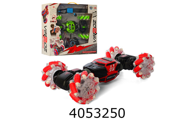 Машина перевертиш р/у трюкова + управ.рукою в коробці usb-зарядне 33*22*8см (8) M 5508