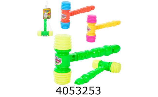 Молоточок пищалка в сітці 22см (168) 0056