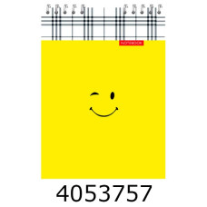 Блокнот на спір. зверху А6 48 арк. картон. обкл. кл. 