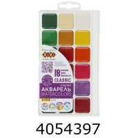 Фарби акв. ZiBi CLASSIC 18 кол. пласт. уп. без/п. (12) ZB.6586