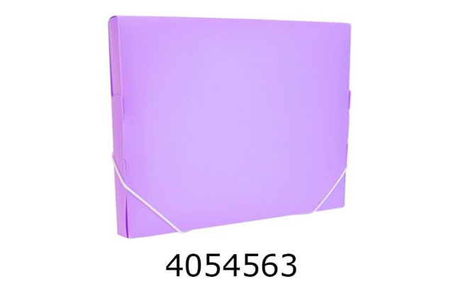 Папка - бокс Optima 30мм на гумці лавандова (20) O35616-88