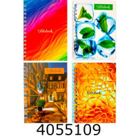 Блокнот на спір. збоку А5 96 арк. тв. обкл. кл. офсет. Міцар «Notebook» (10) ЗТП-004-МВ Блокнот на спір. збоку А5 96 арк. тв. обкл. кл. офсет. Міцар «Notebook» (10) ЗТП-004-МВ
