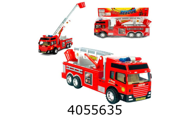 Машина інерц. в слюді Пожежна 34*12*19см (30/60) SH-9008