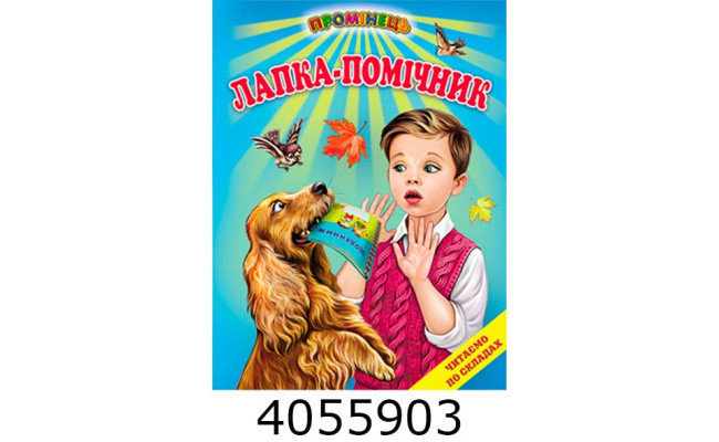 Промінець Читаємо по складах Лапка помічник  Белкар книга