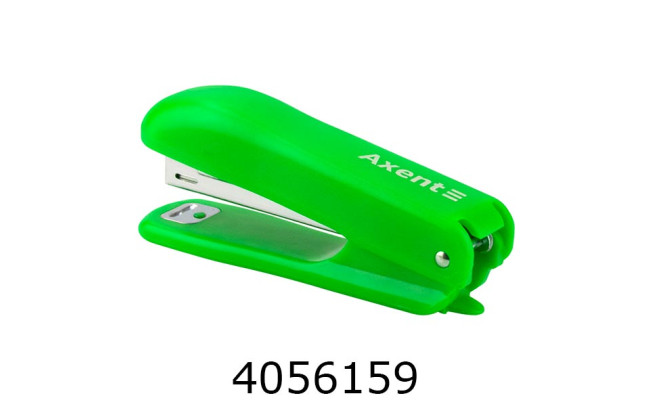 Степлер №10/5 AXENT Standard пласт.15 арк. салатовий (12) 4222-09-A