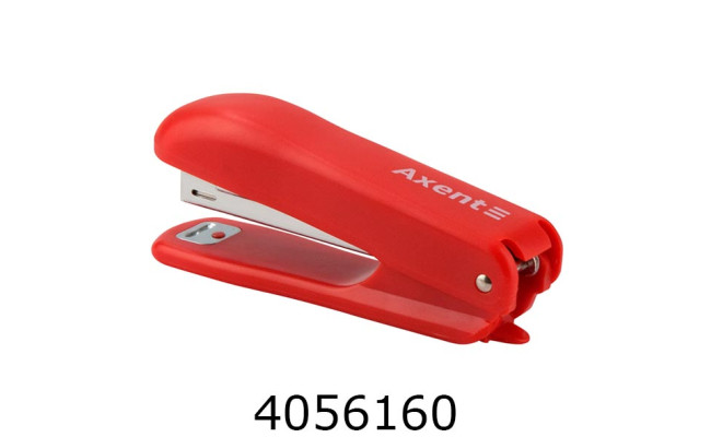 Степлер №10/5 AXENT Standard пласт.15 арк. червоний (12) 4222-06-A