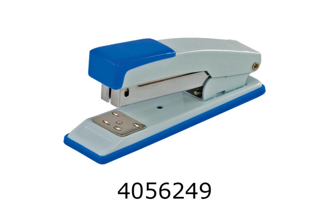 Степлер №24 Buromax метал. (скоби № 24 26)  до 20 арк синій (12). BM.4258-02