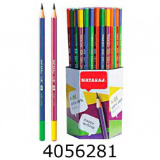 Олівець графіт. Nataraj Joi 2В загостр. 4 кол. (15) 201048008*