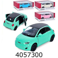Машинка метал. Fiat 500 E Kinsmart (24/96) 5440W