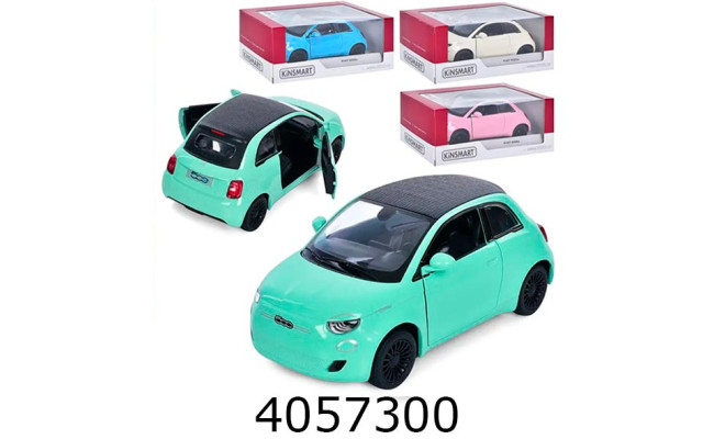 Машинка метал. Kinsmart Fiat 500 E (24/96) 5440W
