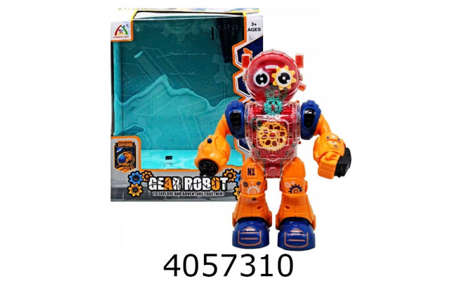 Муз. робот на батар. 4 види в коробці муз.світ 25*19*11см (18) 887-1