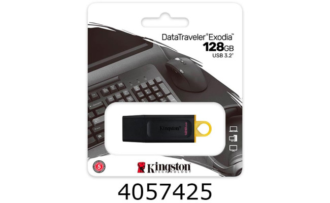 Flash USB 128Gb Kingston DT Exodia USB 3.2 Kingston