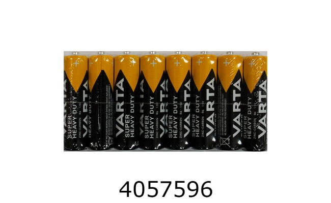 Батарейка Varta Super Heavy Duty R6/8shrink без блістера ціна за 8 шт. (6) AA