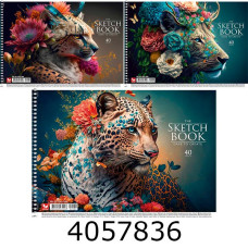Альбом для малюв. на спір. 40 арк. 120г/м2 Школярик  (9/54) PB-SC-040-584