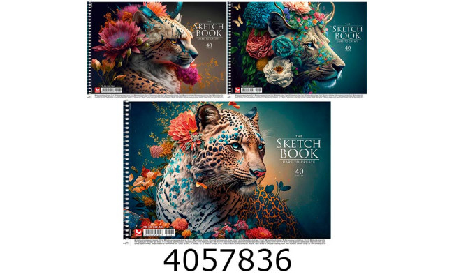 Альбом для малюв. на спір. 40 арк. 120г/м2 Школярик  (9/54) PB-SC-040-584