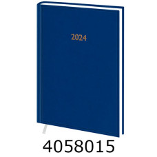 Щоденник А5 дат. 2026р. Поліграфіст Macanet 176 арк. лін. обкл. баладек синій (2/3/10) 240-P-0550