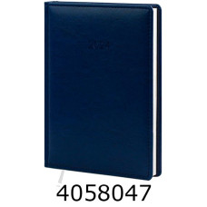 Щоденник А5 дат. 2026р. Поліграфіст Nebraska 176 арк. лін. обкл. баладек синій 143х202 (2/3) 240-D-2150