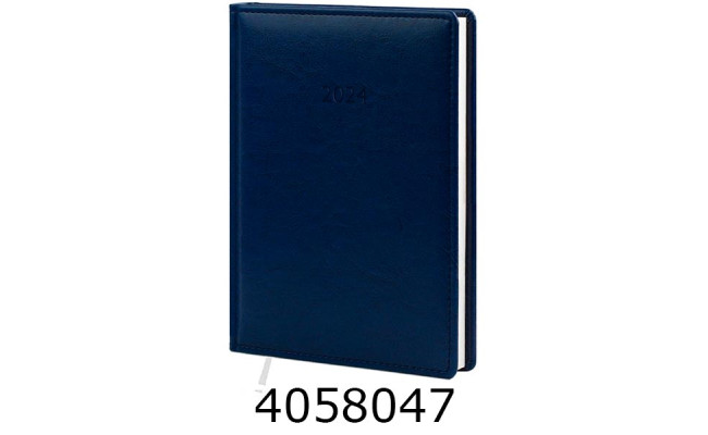 Щоденник А5 дат. 2026р. Поліграфіст Nebraska 176 арк. лін. обкл. баладек синій 143х202 (2/3) 240-D-2150
