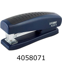 Степлер №24 Buromax метал. (скоби № 24; 26)  до 20 арк, синій (12). BM.4201-02
